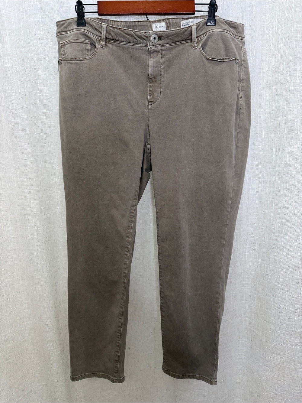 J. Jill Authentic Fit Slim Ankle Leg Jeans Size 18 Excellent Condition